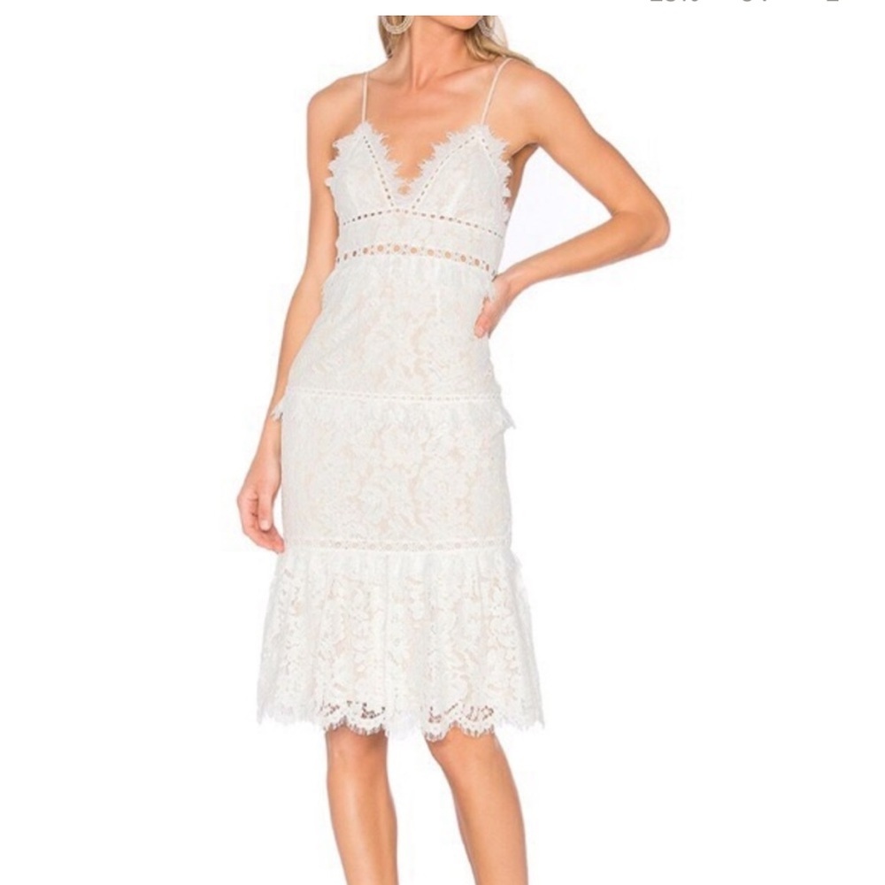 Women’s Saylor Andra Midi Dress in Ivory size XS‎